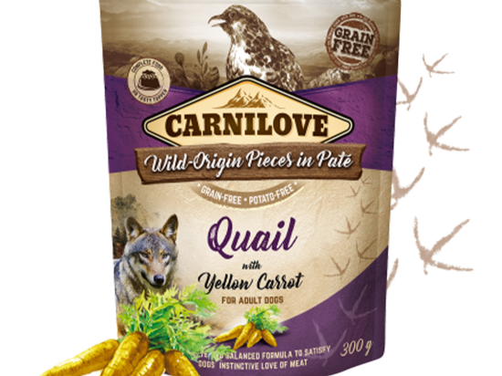 Carnilove Paté Quail with Yellow Carrot