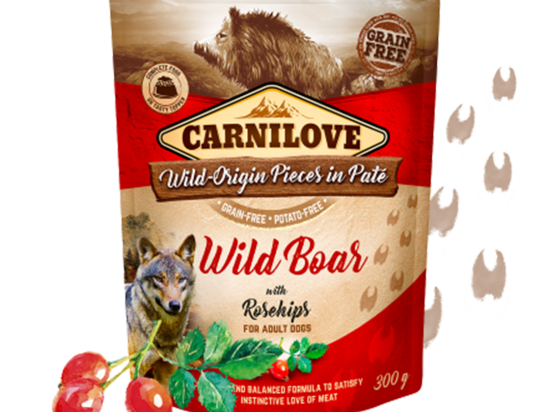 Carnilove Paté Wild Boar with Rosehips