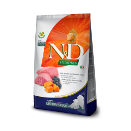 N&D Dog Grain Free lamb & bluebery with pumpkin puppy medium/maxi